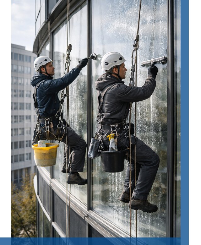 Мойка панорамных окон в Егорьевске от 354 р. заказать у ВЫСОТНИК-Грь