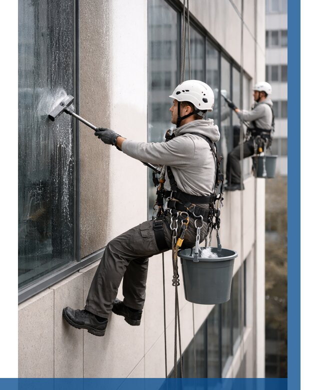 Мойка фасадов зданий в Егорьевске под ключ от 354 р. | ВЫСОТНИК-Грь