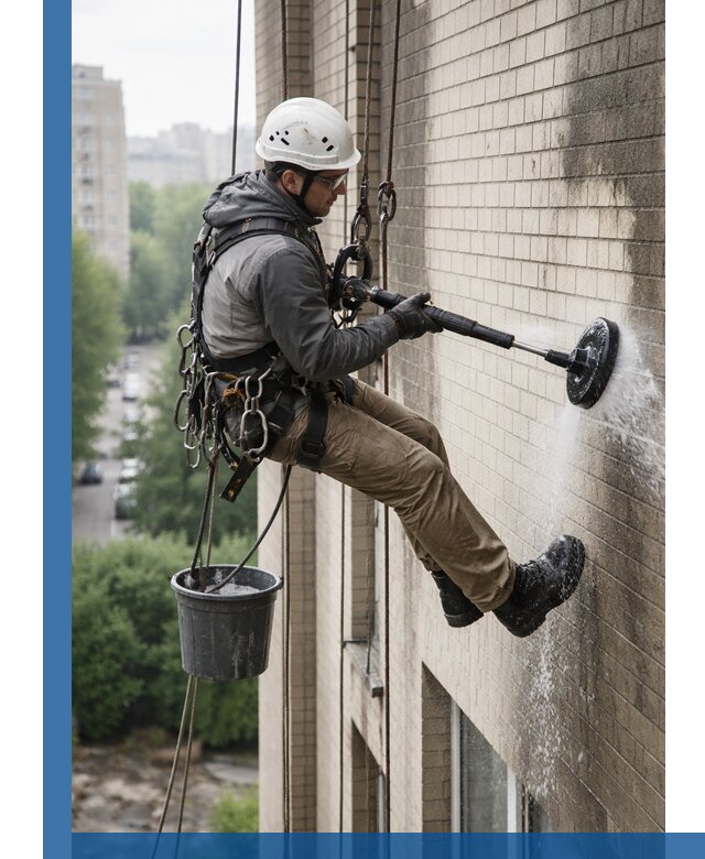 Очистка фасада от копоти в Егорьевске профессионально и безопасно