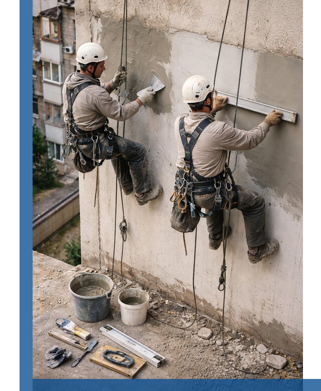 Комплексный ремонт штукатурного фасада с гарантией в Егорьевске