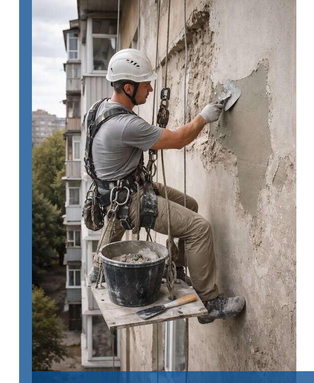 Восстановление фасадной штукатурки в Егорьевске с гарантией качества