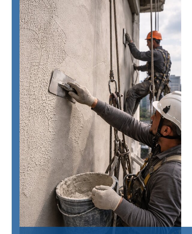 Декоративная штукатурка фасада с утеплением и защитой в Егорьевске