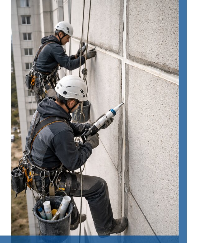 Герметизация межпанельных швов в Егорьевске от 709 р. | ВЫСОТНИК-Грь