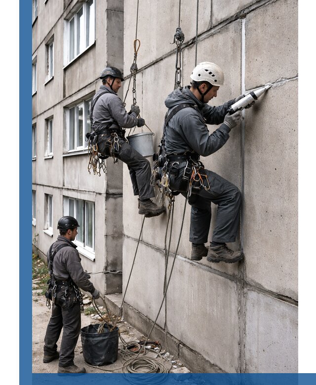 Герметизация межпанельных швов в Егорьевске с гарантией герметичности