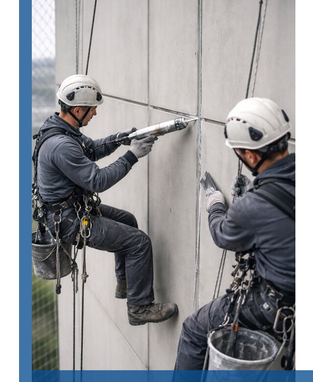 Первичная герметизация швов фасадов и кровель в Егорьевске