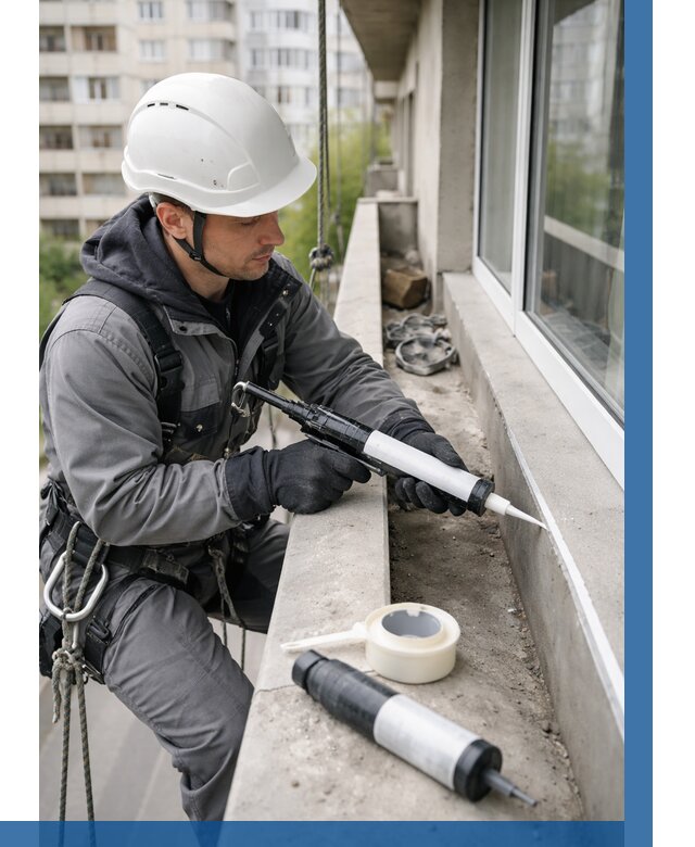 Герметизация швов лоджии в Егорьевске от 4557 р. | ВЫСОТНИК-Грь