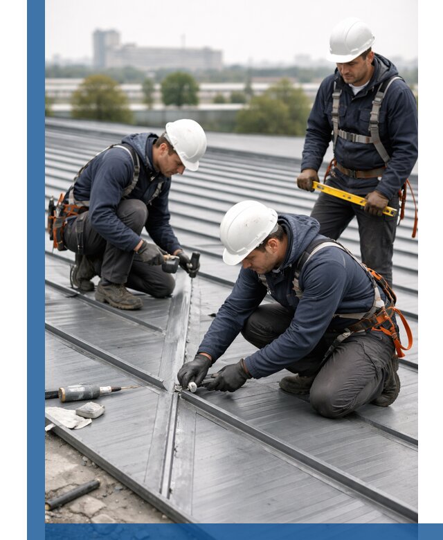 Ремонт фальцевой кровли в Егорьевске срочно и качественно