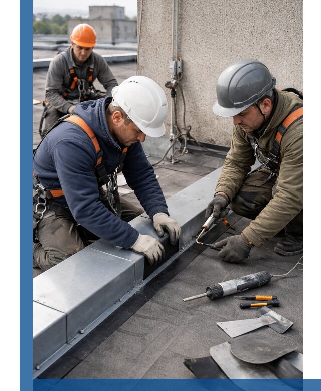 Ремонт кровельных примыканий в Егорьевске профессионально