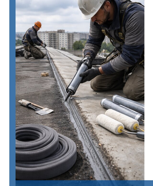 Герметизация швов кровли в Егорьевске с гарантией герметичности