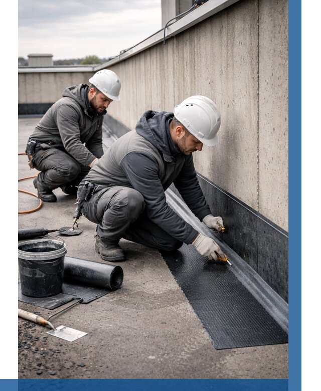 Гидроизоляция примыканий на кровле в Егорьевске от 911 р. | ВЫСОТНИК-Грь