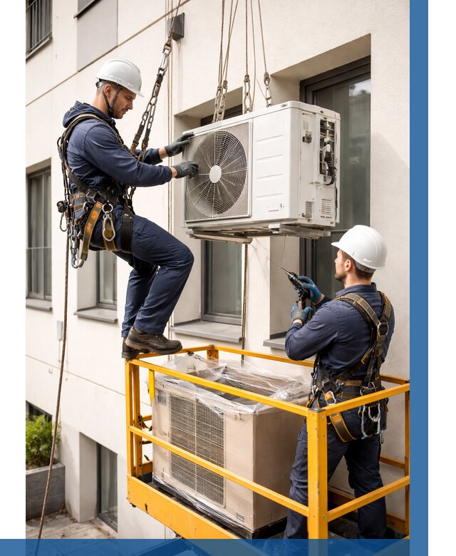 Демонтаж внешнего блока кондиционера в Егорьевске от 3544 р. | ВЫСОТНИК-Грь