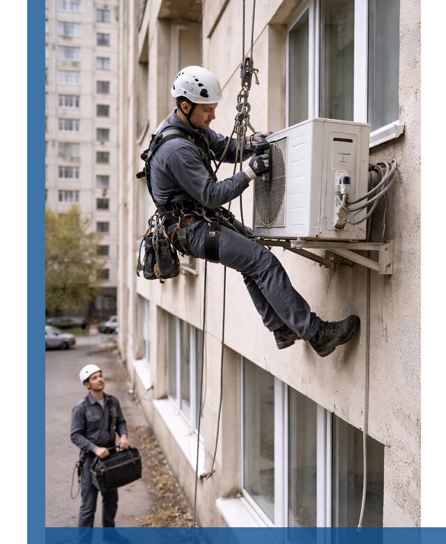 Демонтаж внешнего блока кондиционера в Егорьевске профессионально