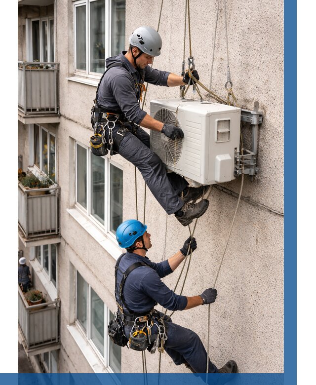 Перенос внешнего блока кондиционера в Егорьевске от 9113 р.| ВЫСОТНИК-Грь