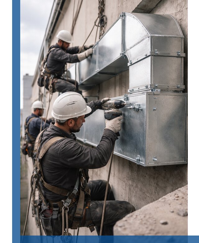 Профессиональный монтаж вентиляционных коробов в Егорьевске под ключ