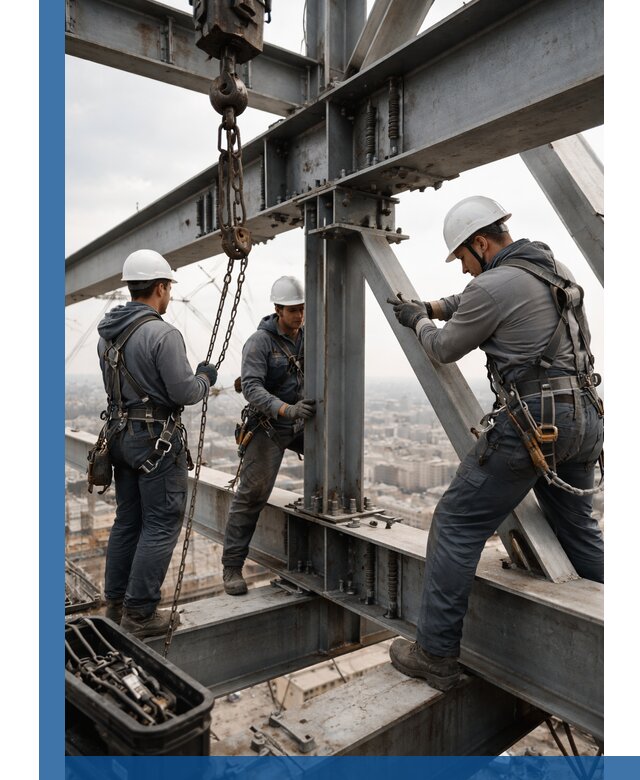 Профессиональный монтаж металлоконструкций на высоте в Егорьевске