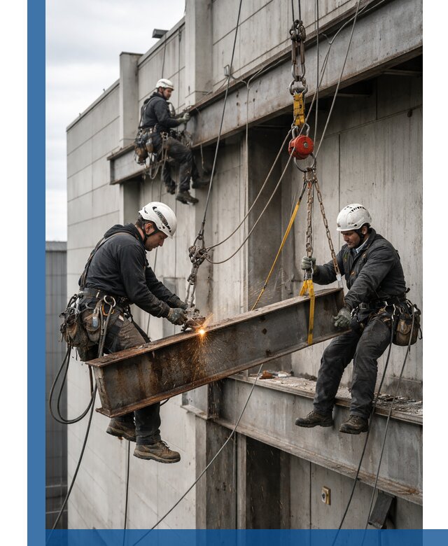 Демонтаж металлоконструкций на высоте в Егорьевске под ключ