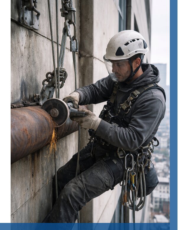 Резка металла на высоте в Егорьевске по цене от 4557 р. | ВЫСОТНИК-Грь