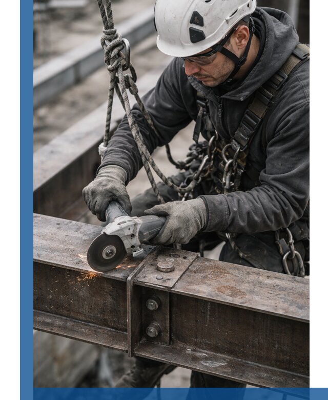 Резка металла на высоте в Егорьевске для зданий и конструкций