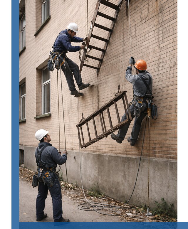 Демонтаж пожарной лестницы в Егорьевске быстро и безопасно
