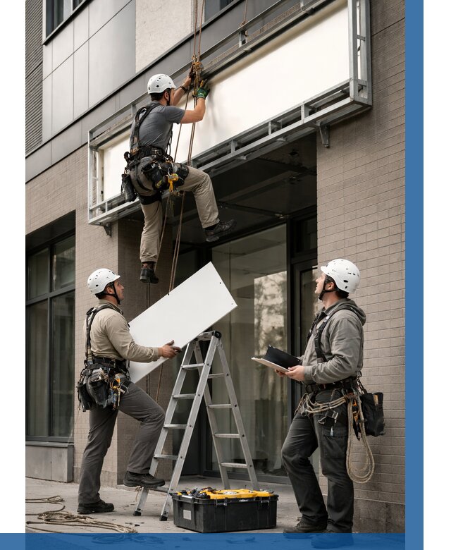 Монтаж светового короба в Егорьевске от 6582 р. | ВЫСОТНИК-Грь