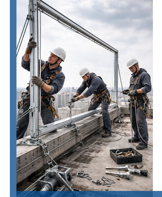 Монтаж крышных рекламных конструкций под ключ в Егорьевске