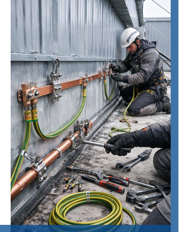 Монтаж заземления здания в Егорьевске от 25315 р. | ВЫСОТНИК-Грь