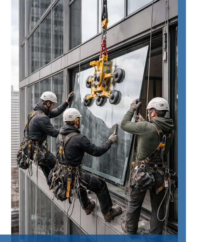 Фасадное остекление зданий под ключ в Егорьевске от 10126 р. | ВЫСОТНИК-Грь