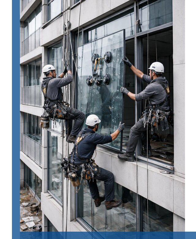 Фасадное остекление и монтаж витражей зданий в Егорьевске под ключ