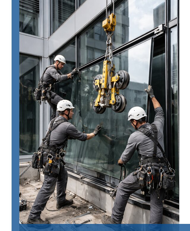 Структурное остекление фасадов в Егорьевске монтаж и обслуживание