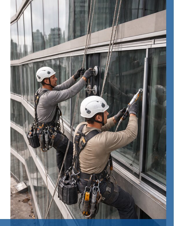 Радиусное остекление фасада в Егорьевске от 12151 р. | ВЫСОТНИК-Грь