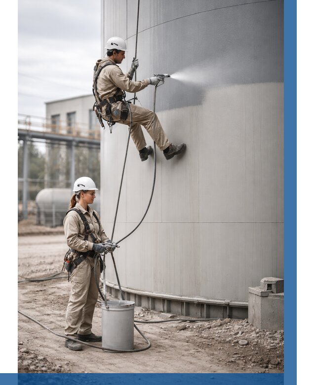 Покраска резервуаров в Егорьевске от 1215 р. | ВЫСОТНИК-Грь — заказать