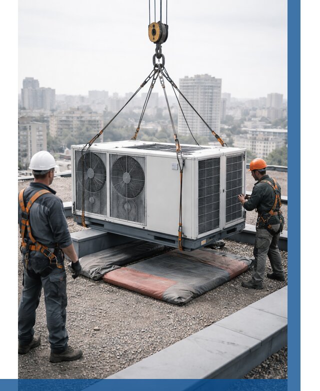 Подъем груза на крышу в Егорьевске от 5063 р. | ВЫСОТНИК-Грь заказать