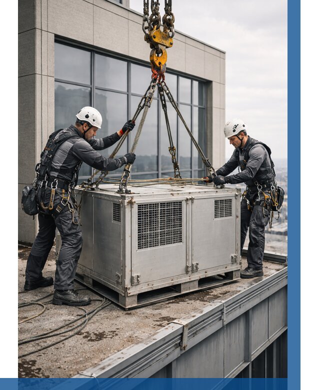 Такелажные работы на высоте в Егорьевске от 8101 р. | ВЫСОТНИК-Грь