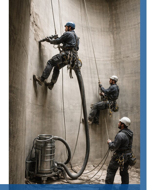 Зачистка силосов в Егорьевске от 4557 р. Договор и смета ВЫСОТНИК-Грь