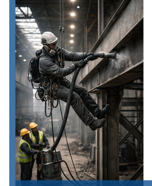 Обеспыливание конструкций в цехах промышленного производства в Егорьевске