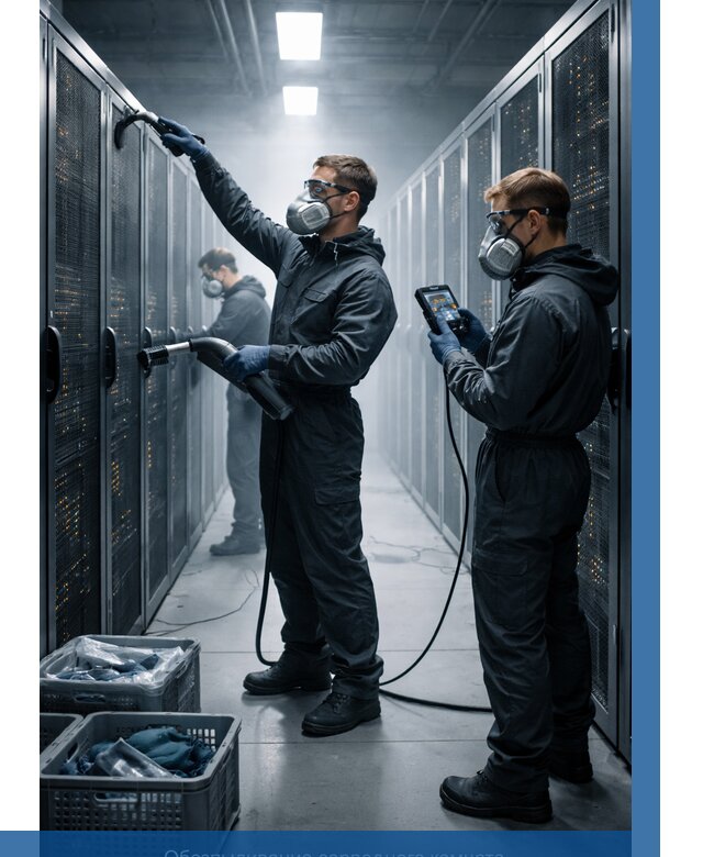 Обеспыливание серверной комнаты в Егорьевске от 4557 р. | ВЫСОТНИК-Грь