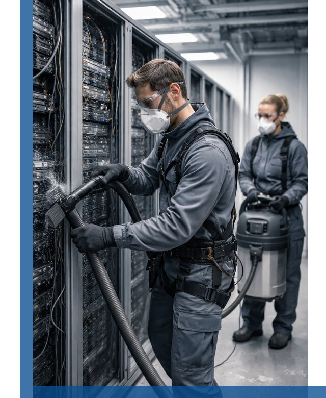 Обеспыливание серверной комнаты в Егорьевске, профессиональная очистка