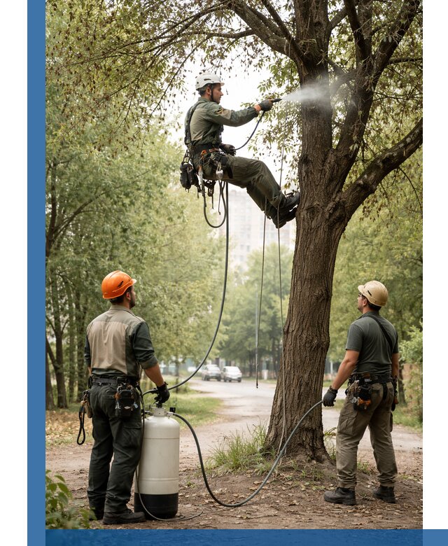 Обработка деревьев от вредителей в Егорьевске профессиональная защита