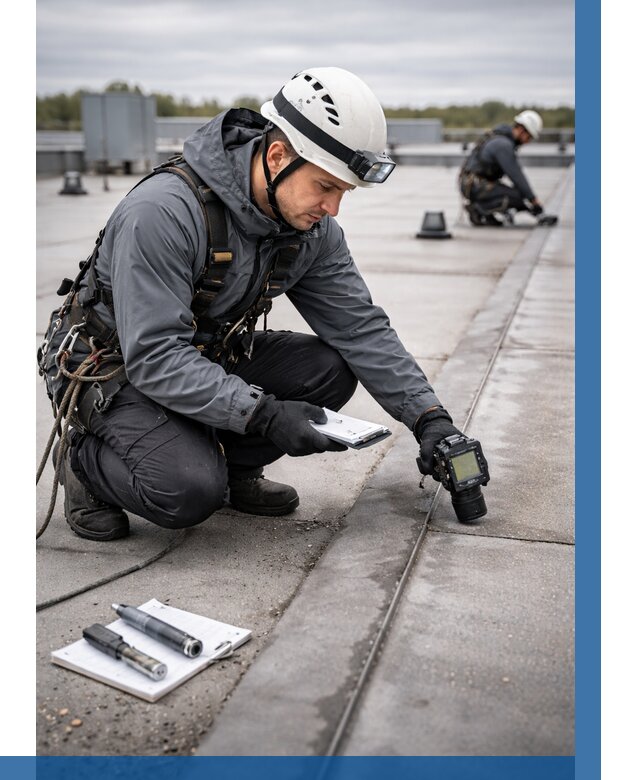 Обследование кровли на протечки в Егорьевске от 4557 р. | ВЫСОТНИК-Грь