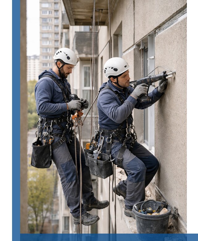 Промышленные альпинисты высотные работы и монтаж в Егорьевске